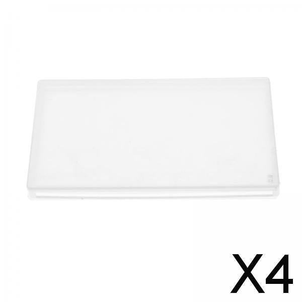 4x4Pcs DIY Acrylic Quicksand Plates Holiday Festive Home DIY Liquid Quicksand 13cmx7.5cm