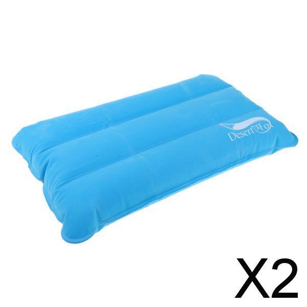 2xPortable Ultralight Inflatable Air Pillow Bed Cushion Travel Camp Rest Pad