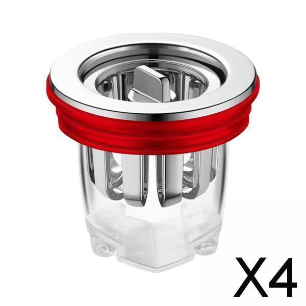 4xFloor Drain Deodorant Durable Backflow Preventer for Home Bathroom