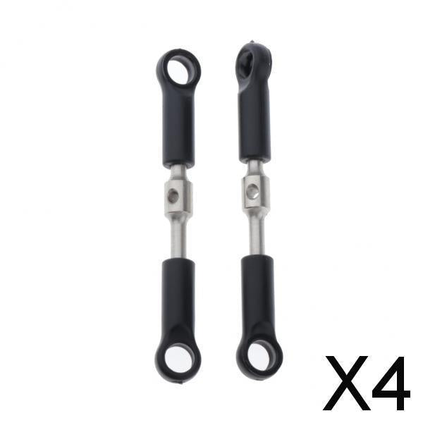 4x2pcs Metal Servo Linkage Pull Rods for Wltoys 144001 1/14 RC Buggy Parts