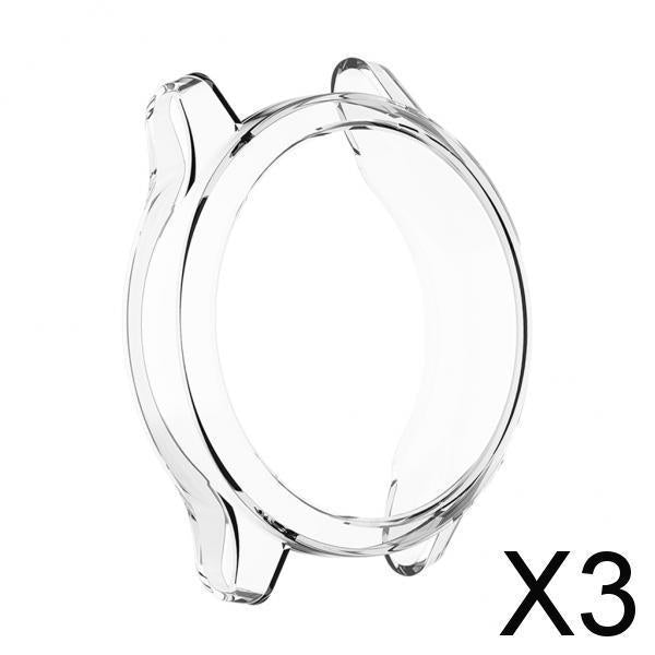 3xSmart Watch Protective Cover Casing for Garmin move3/vivomove3 Clear White