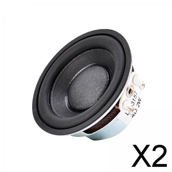 2xWoofer Subwoofer Speaker Stereo for Multimedia Speakers Vehicle Home Theater