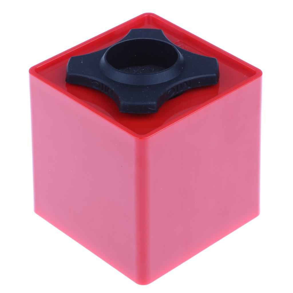 Square Cube Shaped Interview DIY Station Mic Microphone Flag Station Red