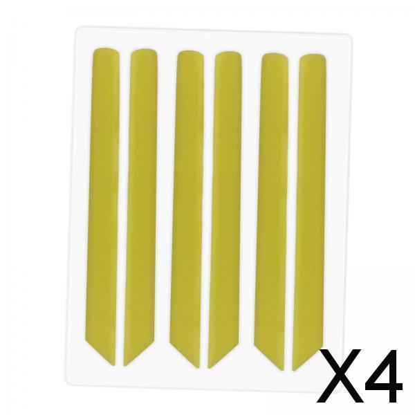 4x6x Eyelash Lifting Silicone Pads Lifting Silicone Pads Stripe for Mom Female Yellow
