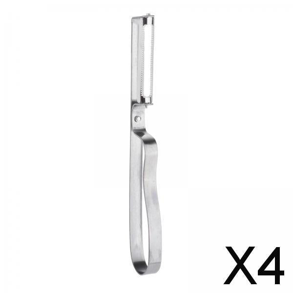 4xStainless Steel Kitchen Vegetable Peeler Potato Apple Peelers Tool Style 3