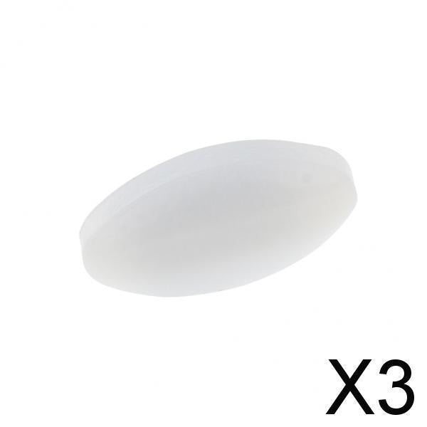 3xElliptical PTFE Magnetic Stirrer Mixer Stir Bar Lab Equipment 7x15mm