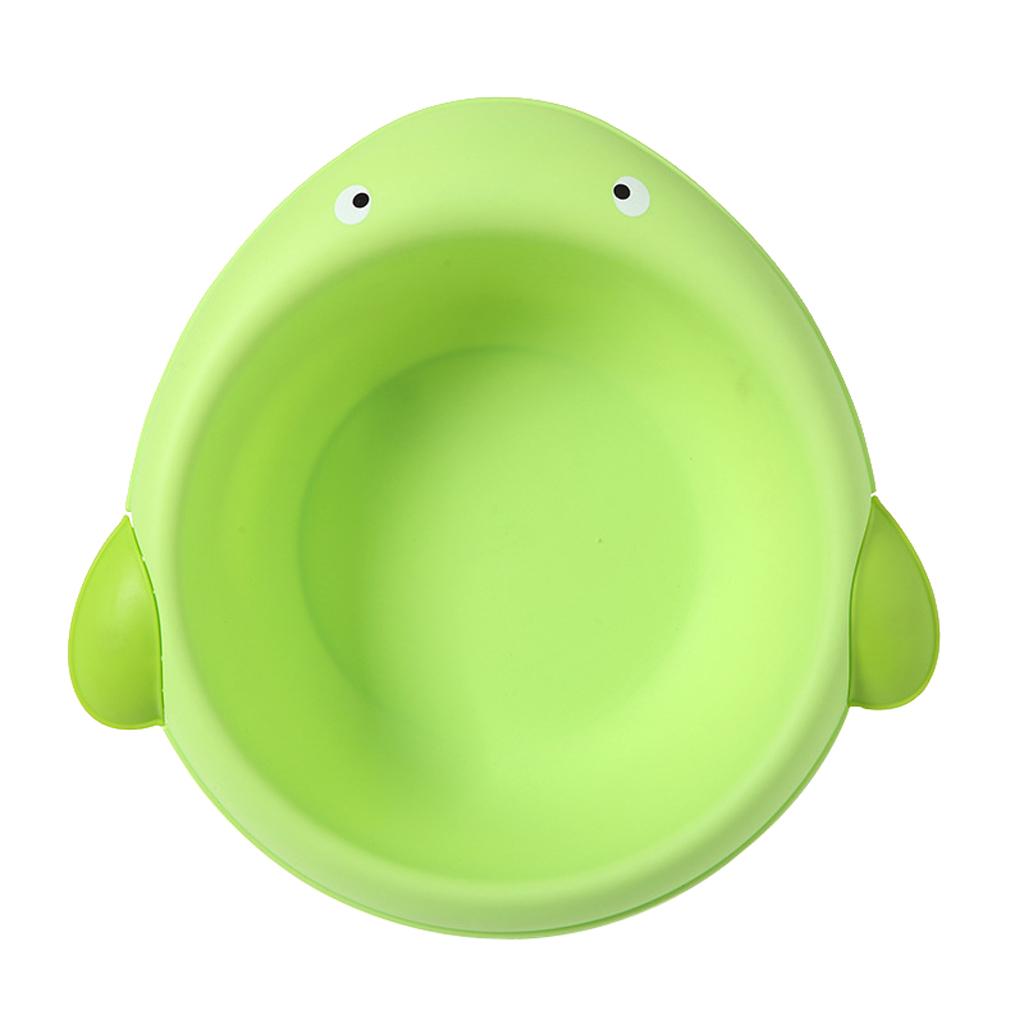 Cute Children Washbasin Baby Portable Washing Basin Plastic Whale green