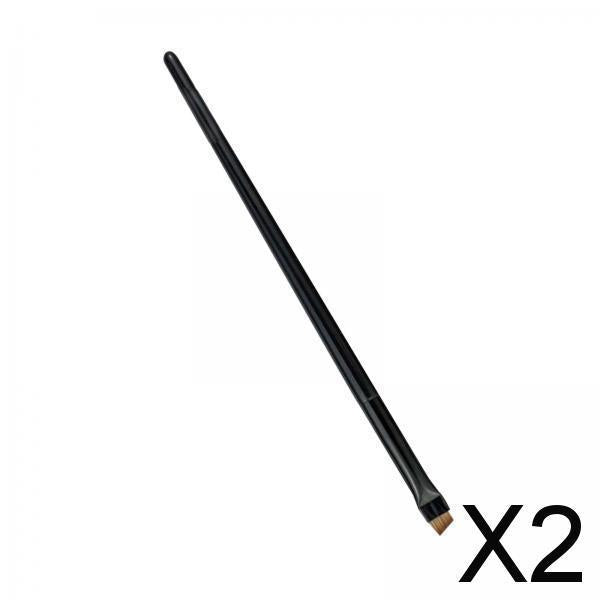2xEyeliner Brush Winged Liner Brush Beauty Cosmetic Tool for Home salon Angled brush