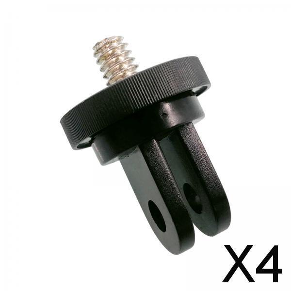 4xCamera Tripod Adapter Accessories 1/4inch Screw Hole for Action Camera Phone