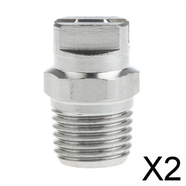 2x1/8'' Flat spray tip Connect 65 Degree for Pressure Washer 1.8mm