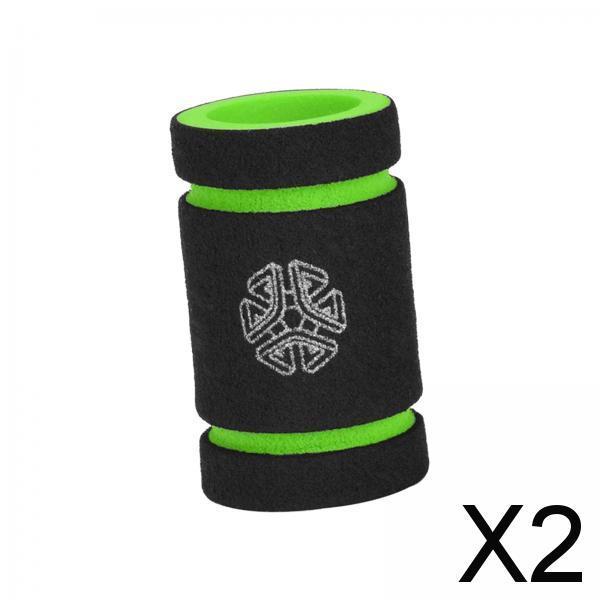 2x22mm Tattoo Grip Cover for 1inch Tattoo Tube Grips Wrap Tattoo Pen Cover Green