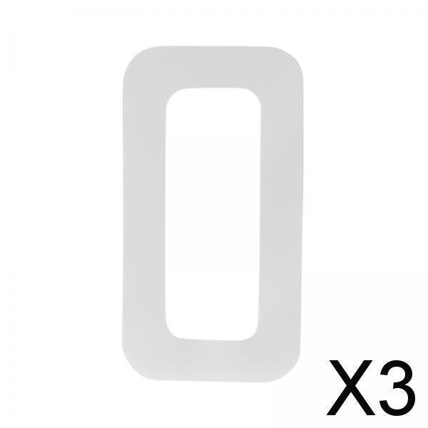 3xSurfboard Fin Base Protection Cover Professional Replacement Parts Protector Gray