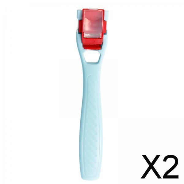 2xFoot Rasp Hard Skin Remover Tools for Women Men Foot Care Blue