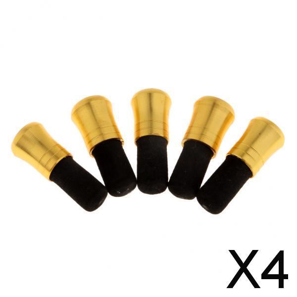 4x5pcs Fishing Rod Pole Butt Caps Front Cover Stopper End Protector 9mm