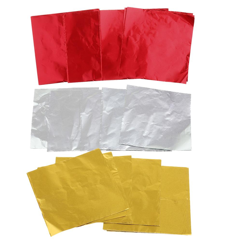 300 Pieces Foil Wrappers Package for Sweets Candy Chocolate Lolly 8x8cm