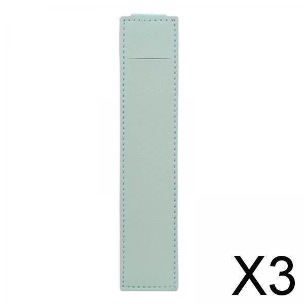 3xElastic Band Pen Holder Pen Sleeve for Hardcover Journals Planners Notebooks Light Blue