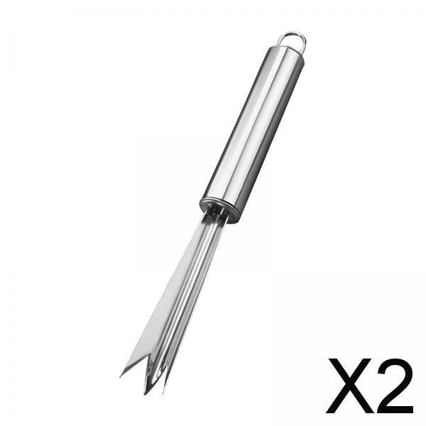 2xPineapple Eye Peeler Pineapple Peeling Cutter for Home Restaurant Supermarket