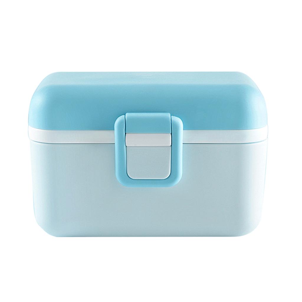 Baby Milk Powder Container Formula Food Storage Dispenser Sealed Blue