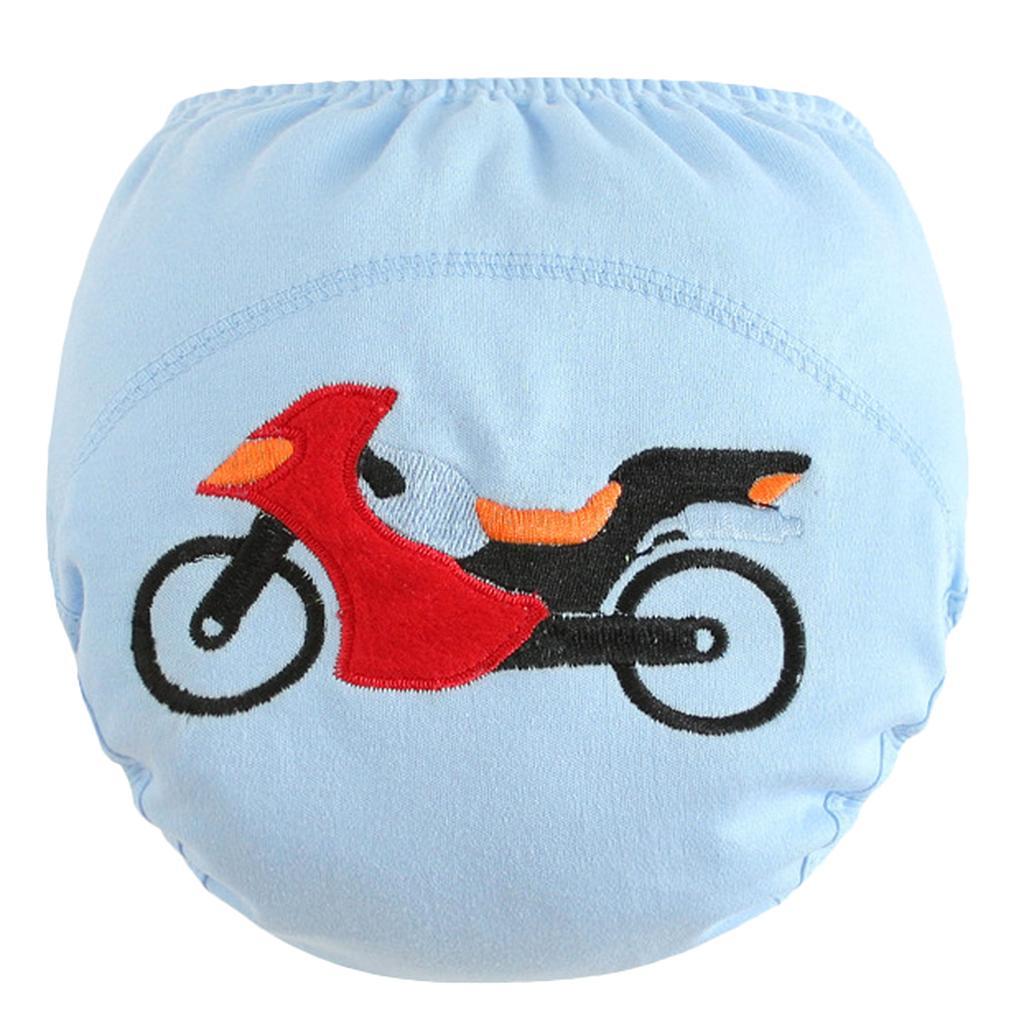 Baby Kids Toilet Potty Training Pants Cloth Nappy 80(11KG) Motorcycle
