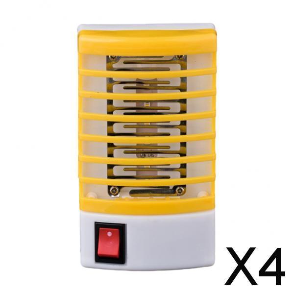 4xElectric Killer Insect Zapper Pest Trap Fly Catcher Lamp Yellow