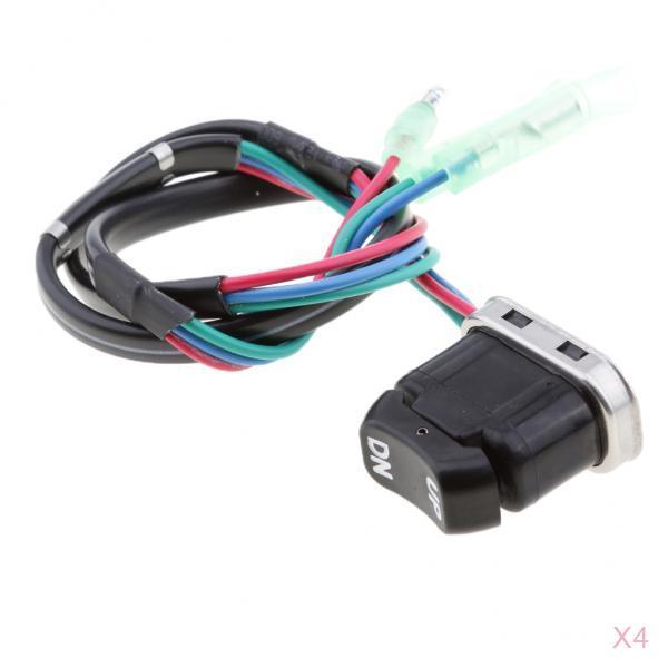 4pcs TRIM & TILT Switch A 703-82563-02-00 703-82563-01 for Yamaha Outboard