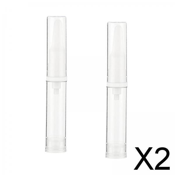 2x2x Travel Press Pump Bottles Foundations Makeup Lotion Vacuum Bottles 15ml