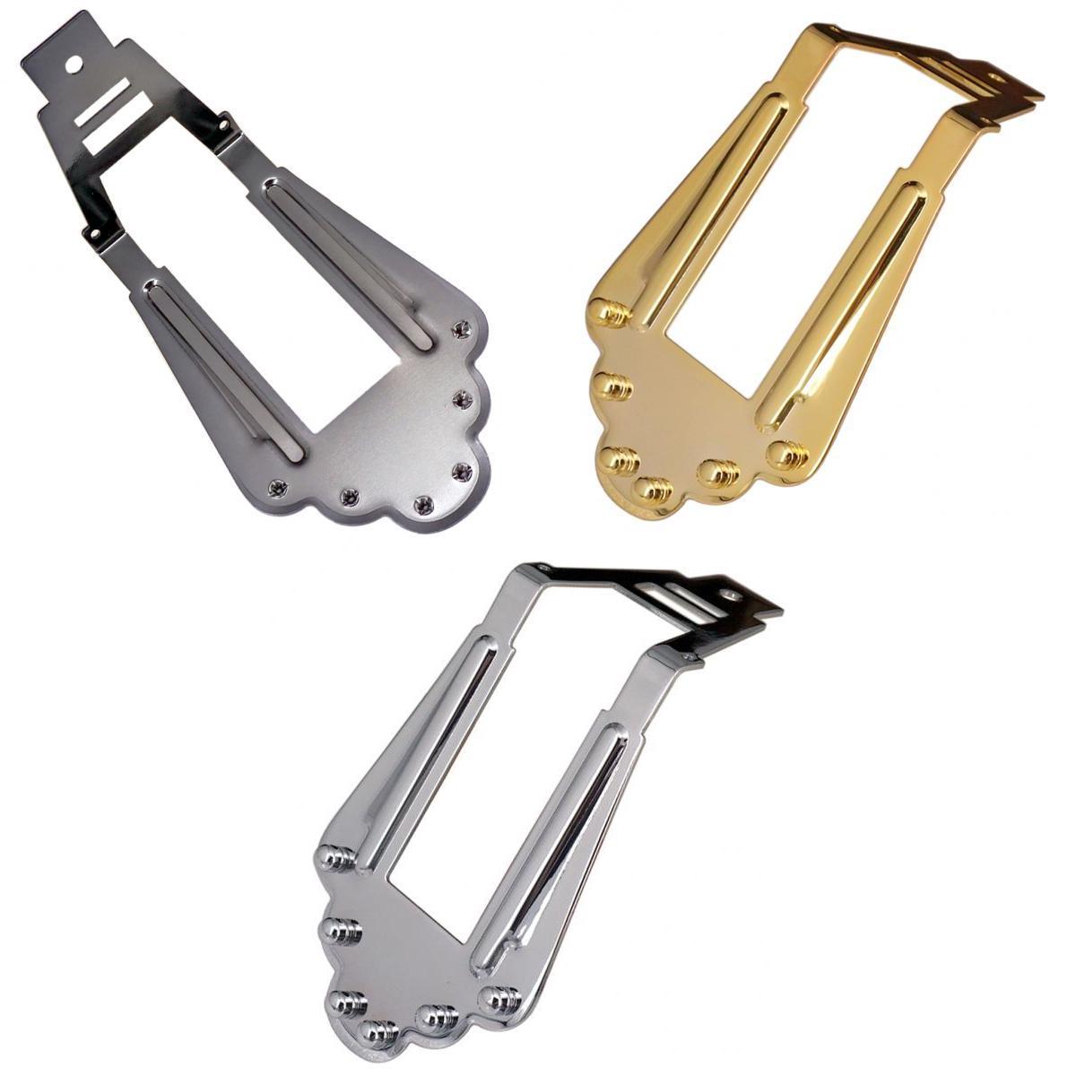 3 Piece Vintage Folk Guitar Bridge Tailpiece Repalcement for Electric Guitar