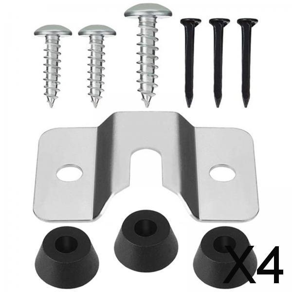 4xWall Mounting Bracket Portable Durable Dart Board Hanging Kit for Gym Home