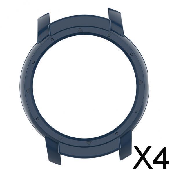 4xSilicone Protector Cover Protector Shell For Ticwatch E2 Smart Watch Blue