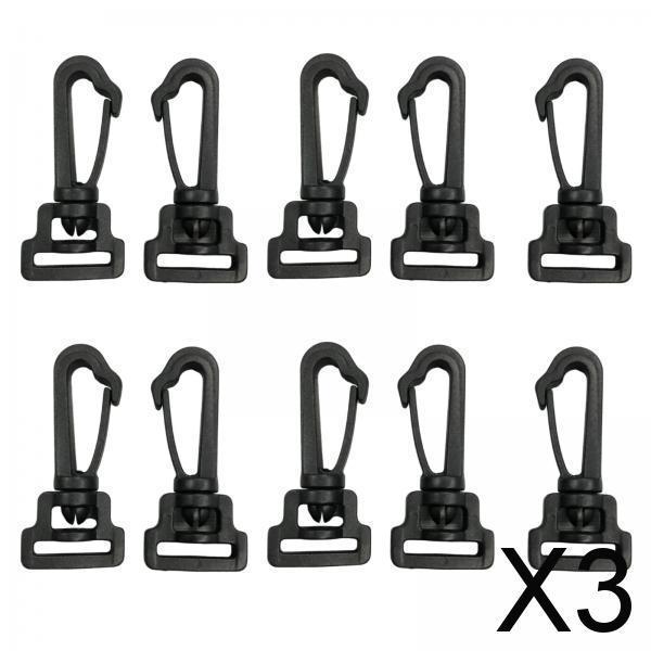 3x10 Pieces Swivel Snap Hook Swivel Clip for Handbags Purse Hardware Backpacks