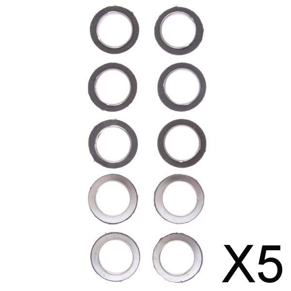 5xExhaust Muffler Pipe Gasket Rings for Yamaha 100cc 150cc 125cc Moped Scooter