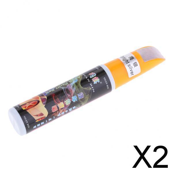 2xCar Paint Repair Pen Fix It Pro Clear Scratch Remover Touch Up Pens silver