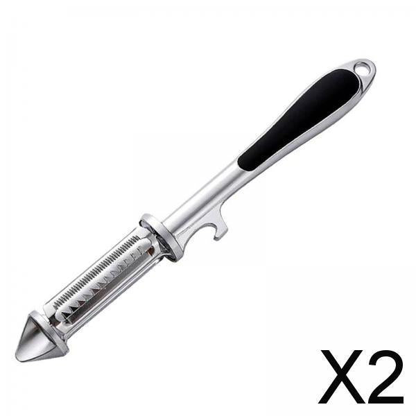 2xPremium Swivel Vegetable Peeler Durable Fruit Vegetables Peeler Kitchen Tool None A