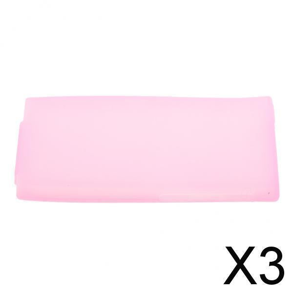 3xTPU Gel Case for New Apple iPod Nano 7th Generation 7G Cover Shell pink