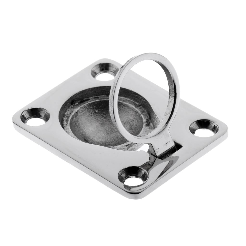 316 Stainless Steel Flush Pull Lift Ring Handle for Marine Boat Hatch Locker