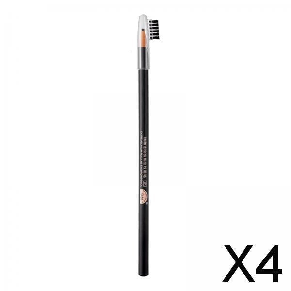 4xEyebrow Pencil with Brush Makeup Brow Definer for Friends Couples Girlfriend