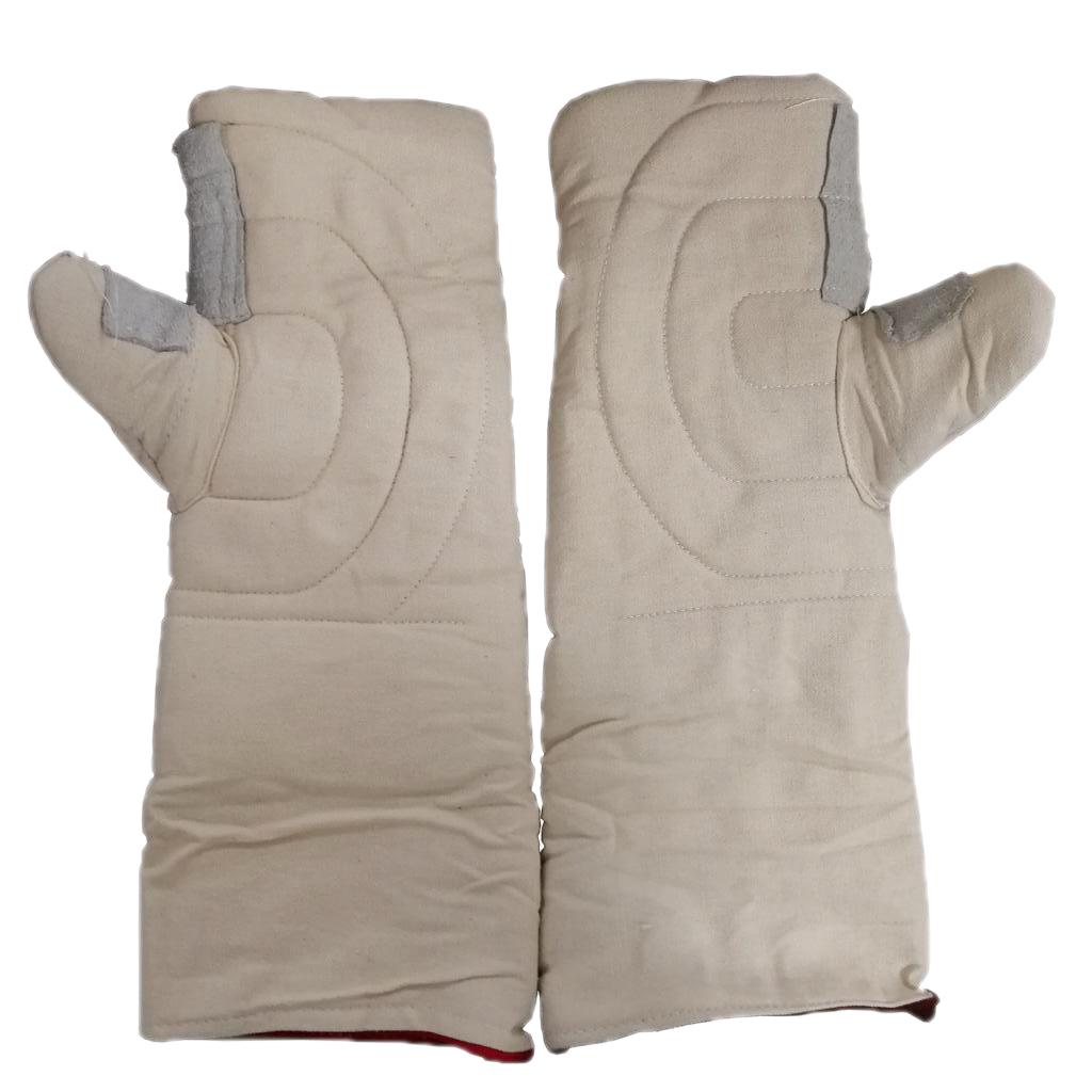 1Pair Heat Resistant Gloves Kitchen BBQ Oven Cooking Mitts 40cm