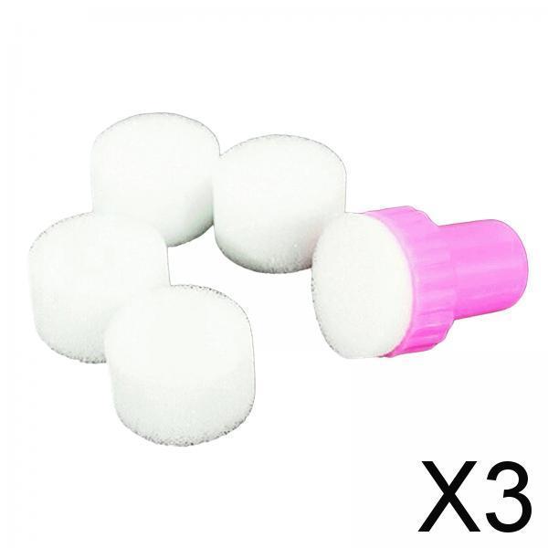 3x5 Pieces Nail Art Soft Sponges Mini Stamping Manicure Sponges for Salon