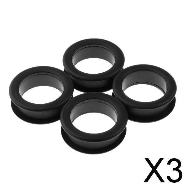 3x4 Pieces Durable Plastic Foosball Ball Entry Hole Cover for Foosball Table