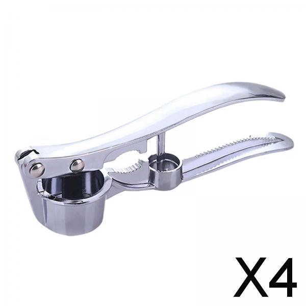 4xGarlic Masher Alloy Premium Garlic Press for Kitchen Home Cooking Vegetables Style B