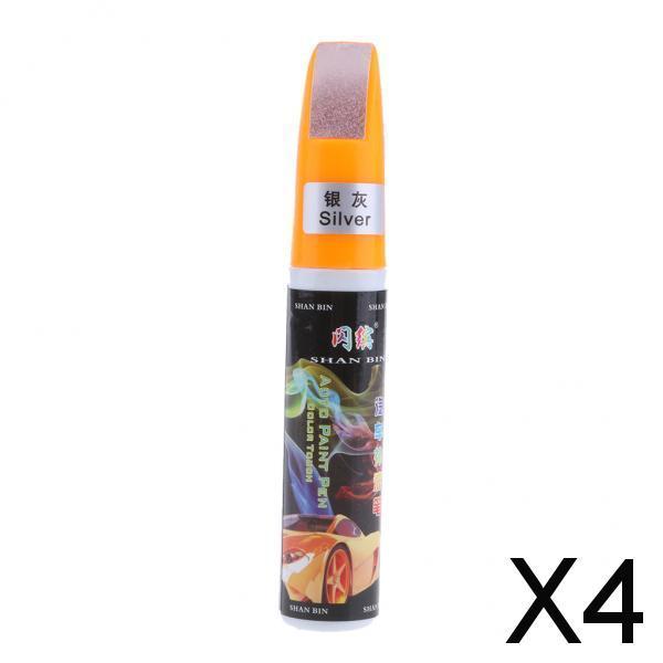4xCar Paint Repair Pen Fix It Pro Clear Scratch Remover Touch Up Pens gray