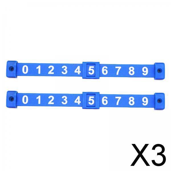 3x2Pcs Foosball Score Counter Kids Foosball Counters Foosball Table Scoreboard Blue