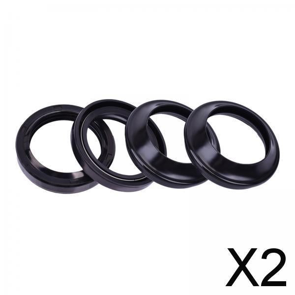 2xFork Oil Seal and Dust Seal Kit Oil Resistance for Honda VT600CD Vlx400