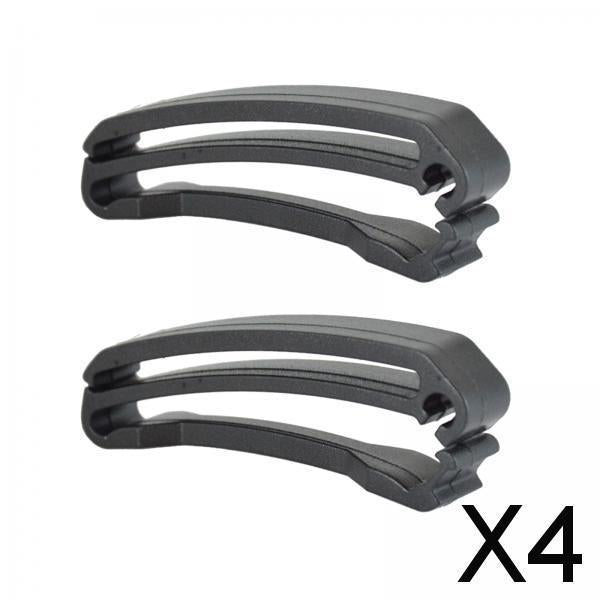 4x2Pcs Webbing Ending Clip Webbing Strap Buckle Strap Belt End Clip Adjuster S