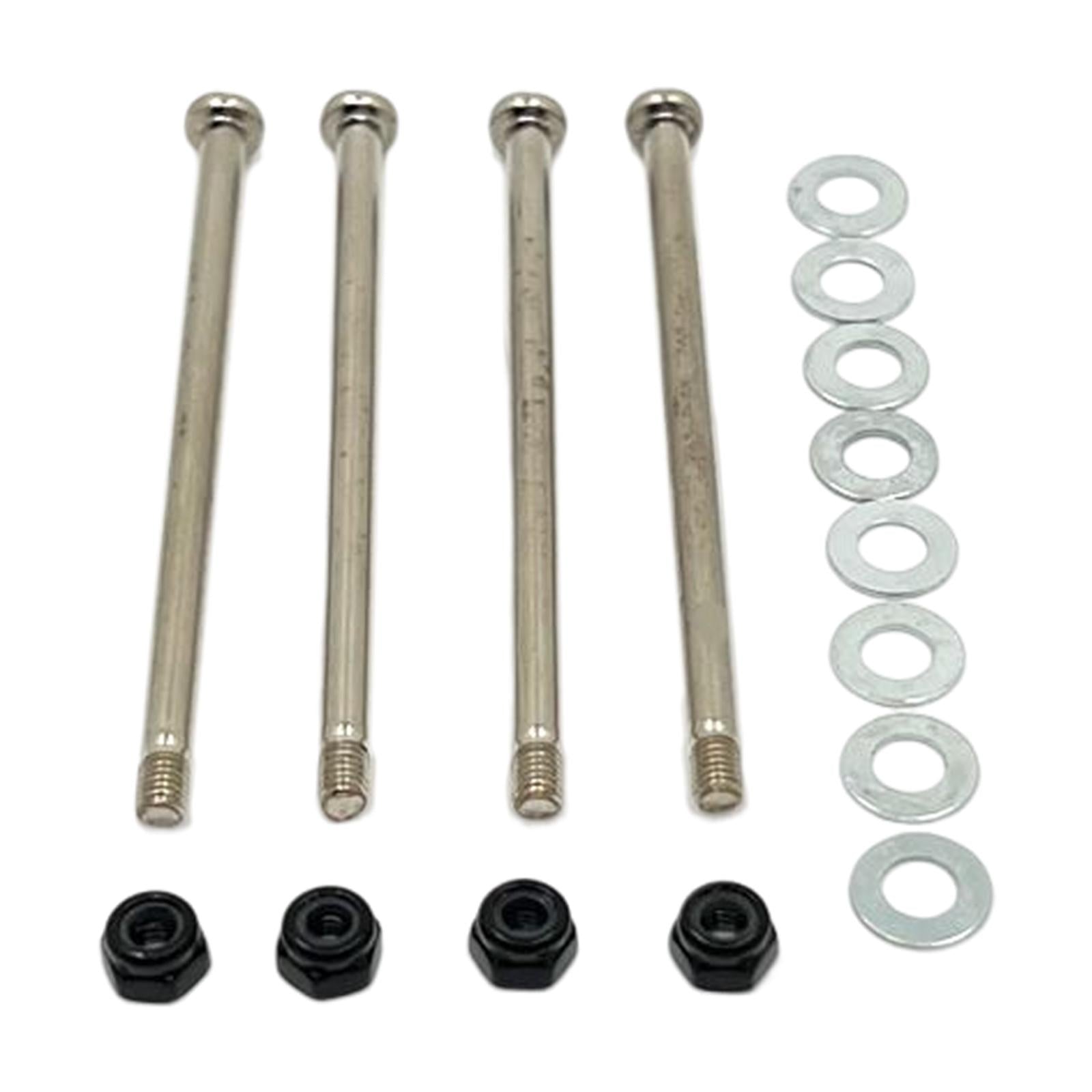 4x4 Pieces 1/10 RC Swing Arm Fixing Screws for 104001 RC Car Modification