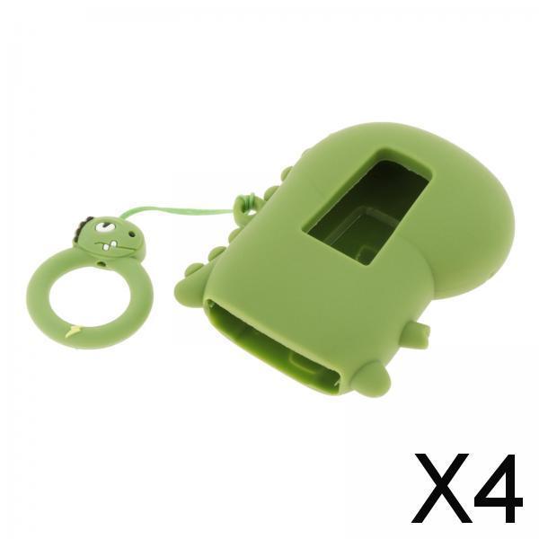 4xFlexible Car Key Fob Cover Case Car Accessory Dustproof Waterproof Cute 7.7cmx5.7cm