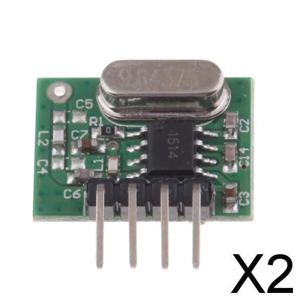 2xWireless 315MHz RF Module Transmitter Remote Control 4 Channel
