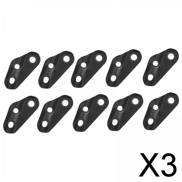 3x10x Wind Rope Buckles guyline Triangle Plastic Buckle Fixing for Tentorial