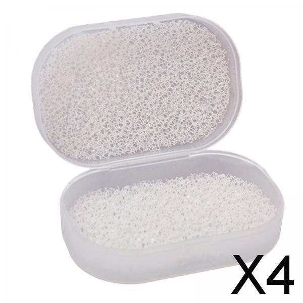 4xSoap Box with Cover Container Dish Absorbent Case Soap Bar Holder for School