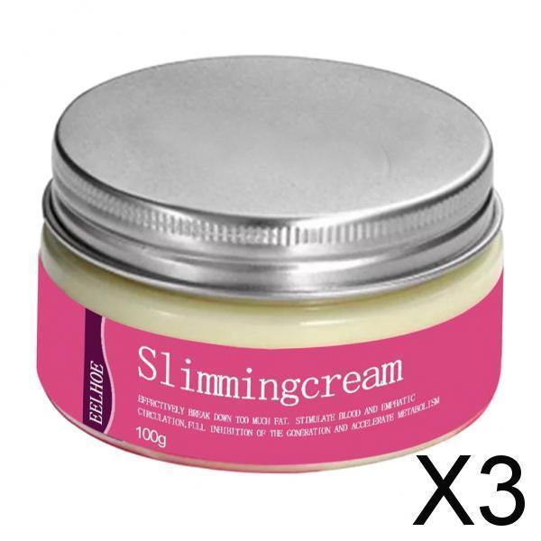 3xLightweight 30/100g Cellulite Cream for Firming Body Shaping Belly Leg Curve 100g